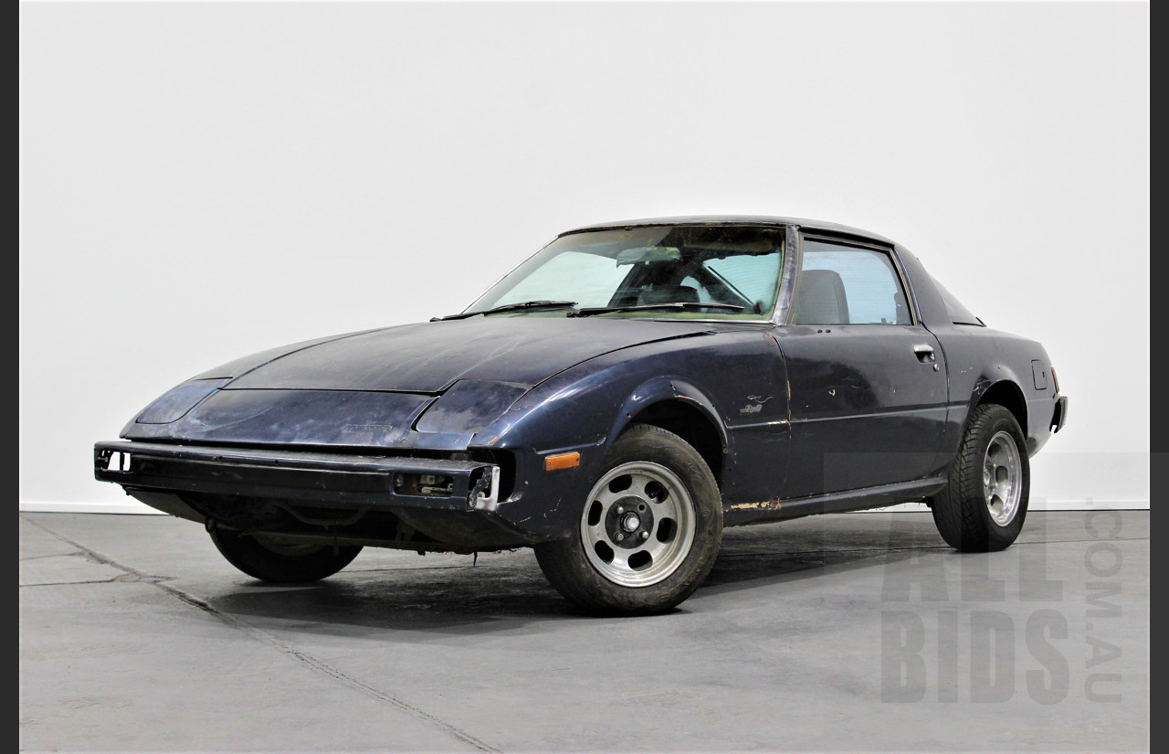 3/1979 Mazda RX7 Super Deluxe Series 1 2d Coupe Blue 1.1L 12A - Project Car