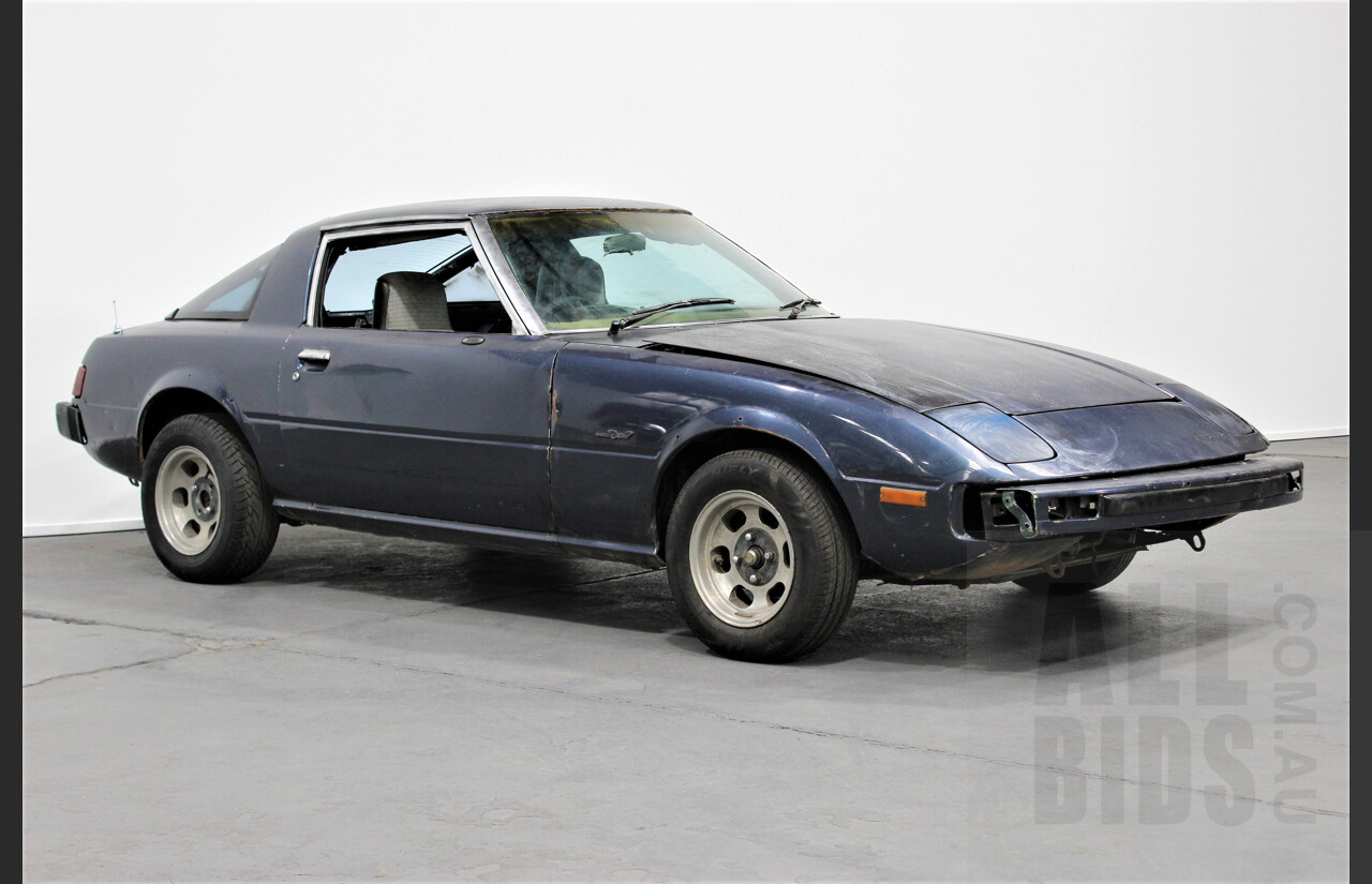3/1979 Mazda RX7 Super Deluxe Series 1 2d Coupe Blue 1.1L 12A - Project Car
