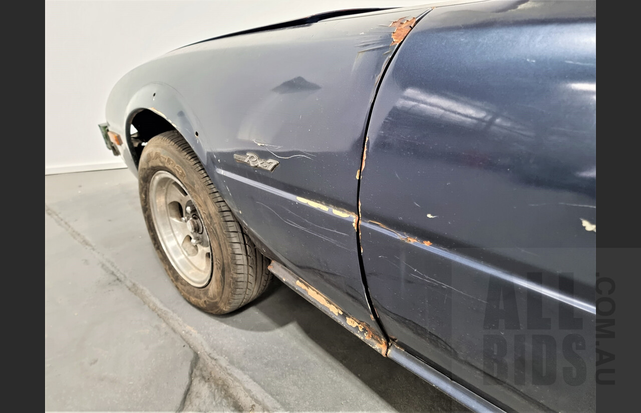 3/1979 Mazda RX7 Super Deluxe Series 1 2d Coupe Blue 1.1L 12A - Project Car