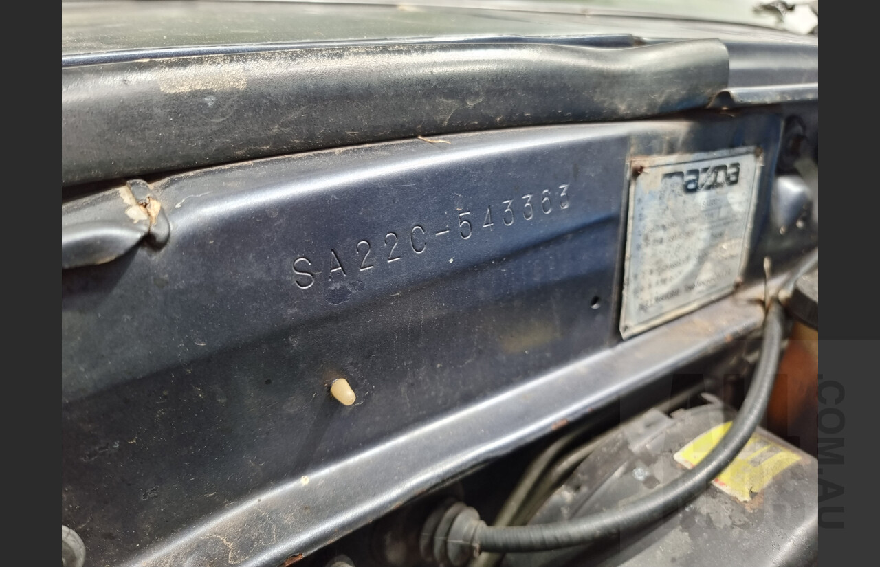 3/1979 Mazda RX7 Super Deluxe Series 1 2d Coupe Blue 1.1L 12A - Project Car