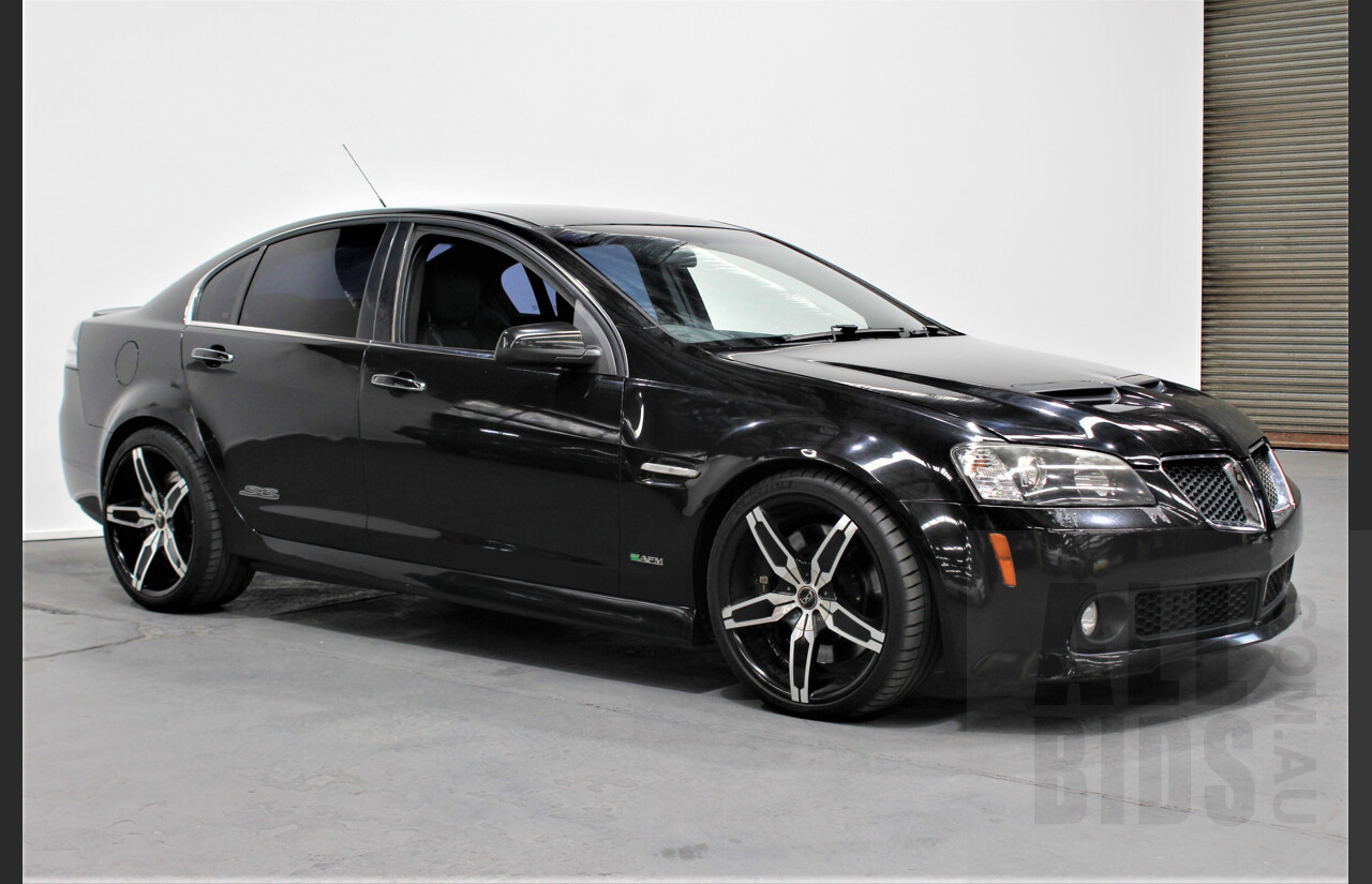 2/2010 Holden Commodore SS-V VE MY10 4d Sedan Black V8 Supercharged