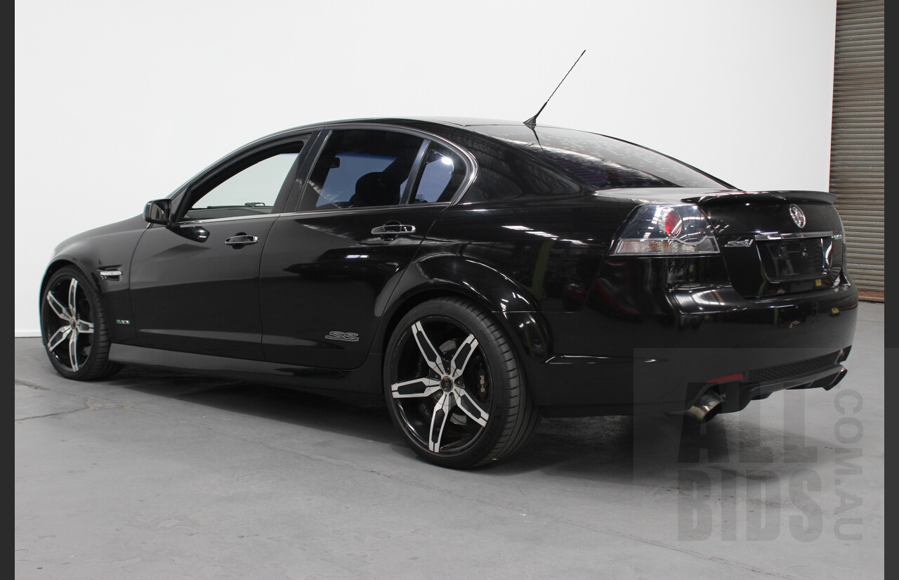 2/2010 Holden Commodore SS-V VE MY10 4d Sedan Black V8 Supercharged