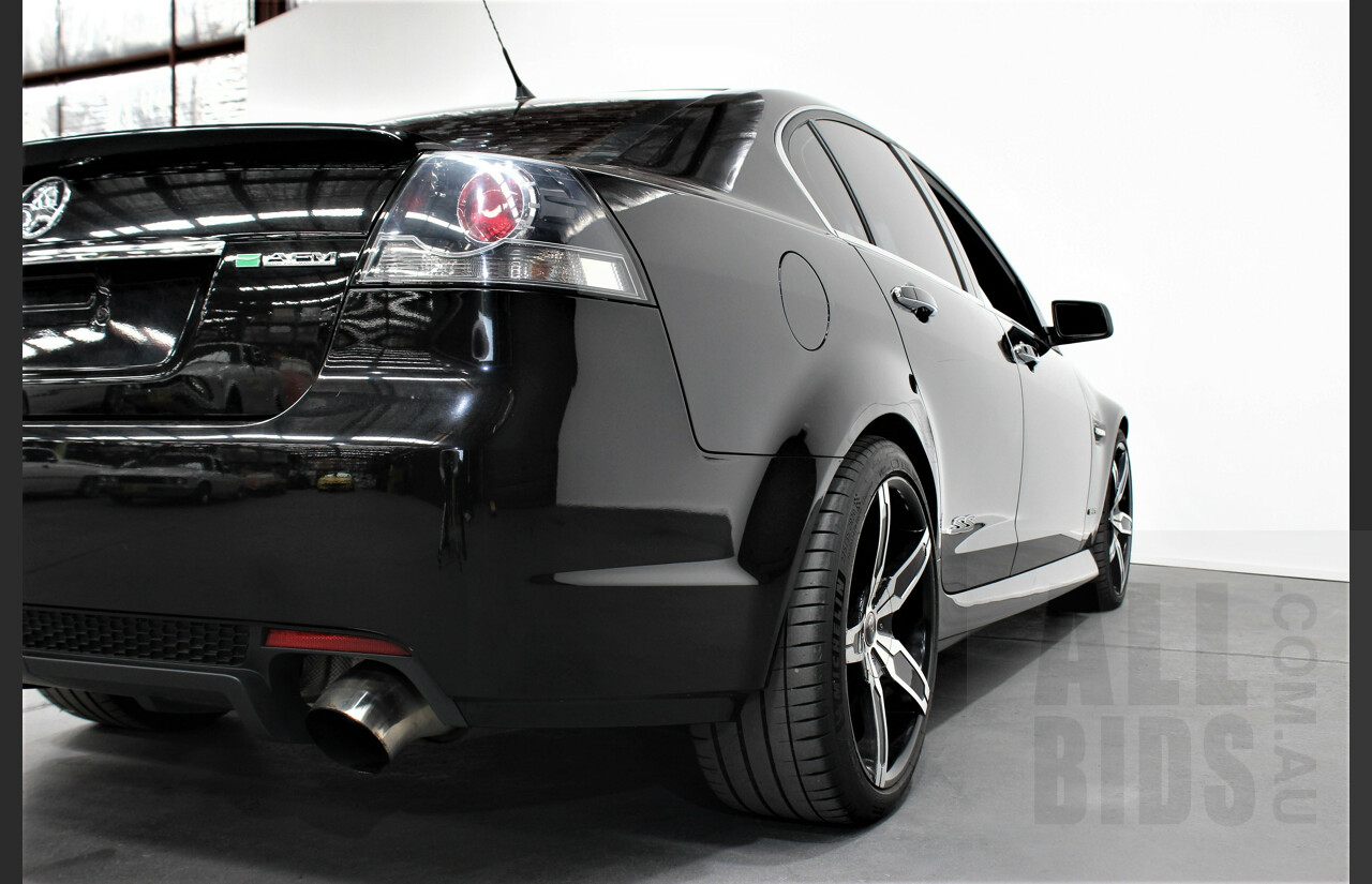 2/2010 Holden Commodore SS-V VE MY10 4d Sedan Black V8 Supercharged