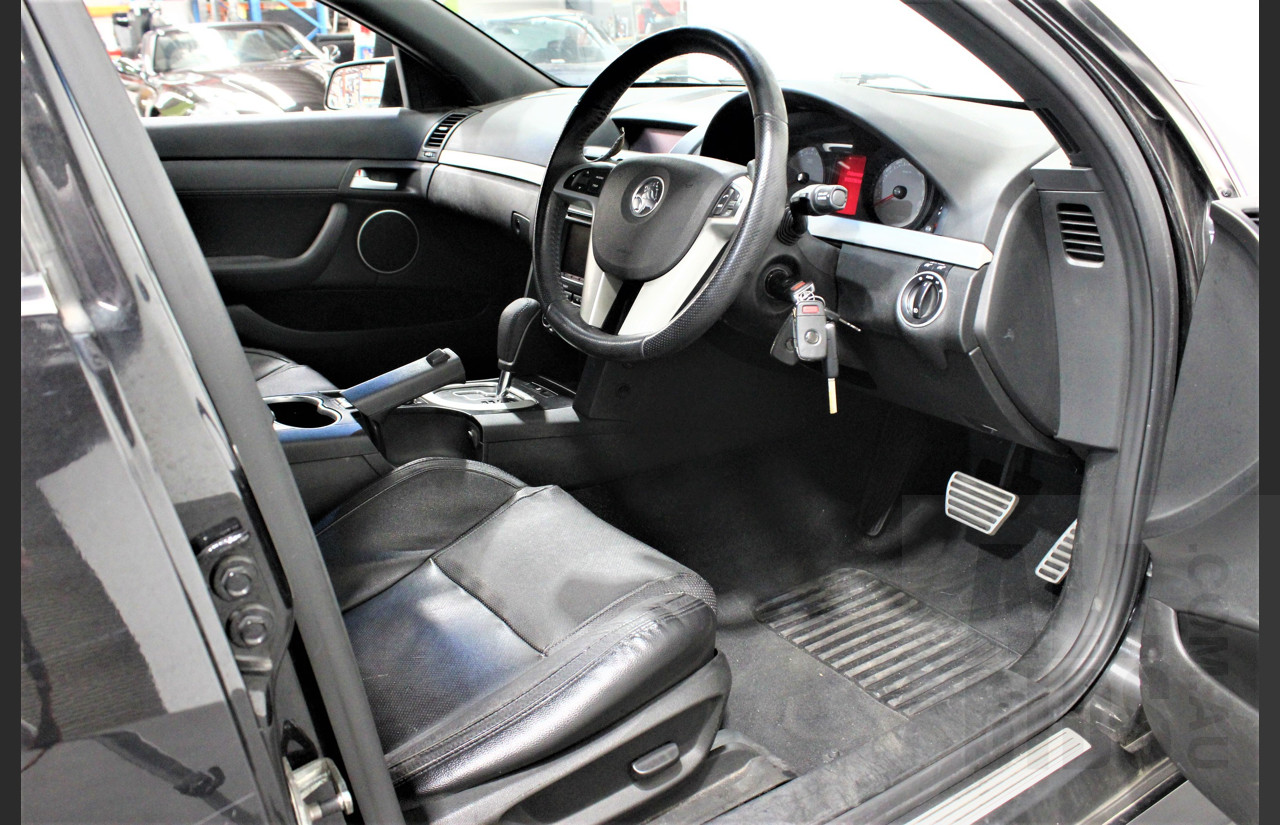 2/2010 Holden Commodore SS-V VE MY10 4d Sedan Black V8 Supercharged