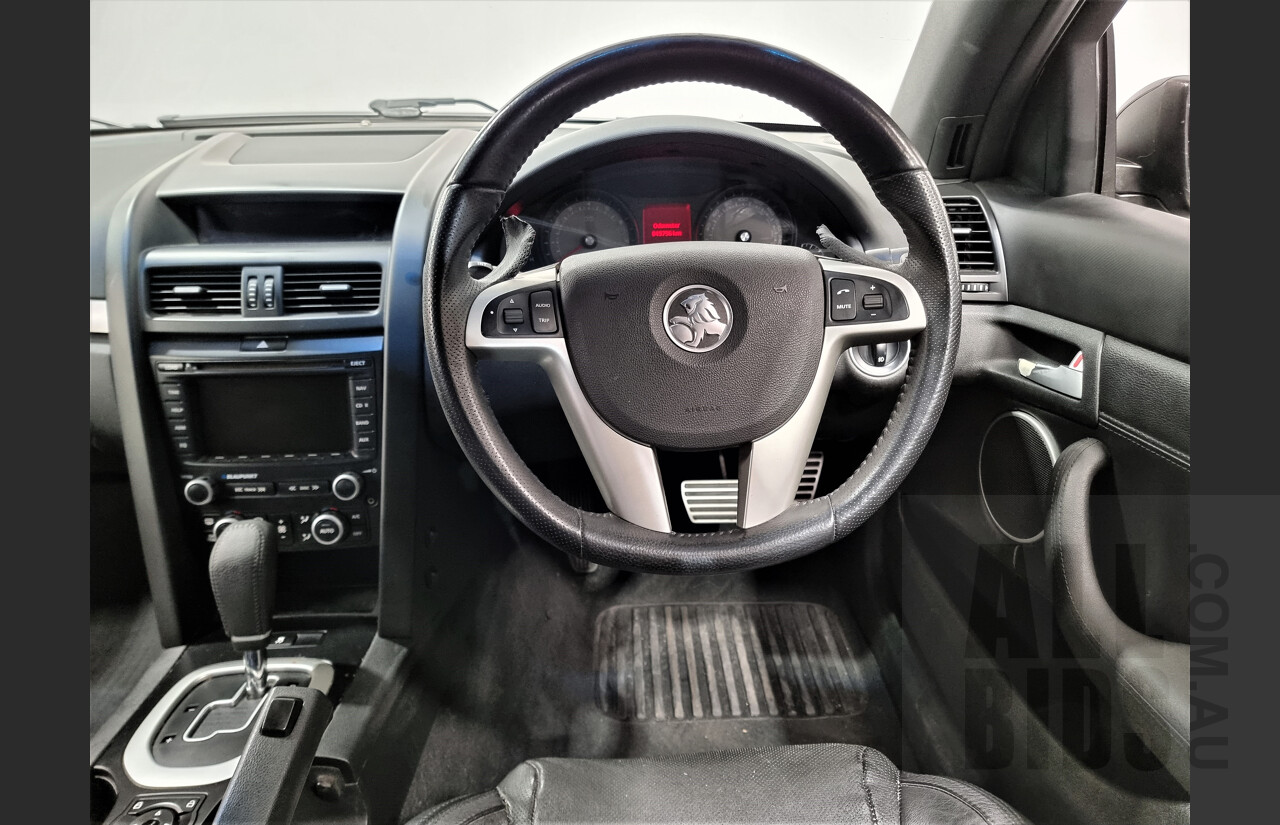 2/2010 Holden Commodore SS-V VE MY10 4d Sedan Black V8 Supercharged
