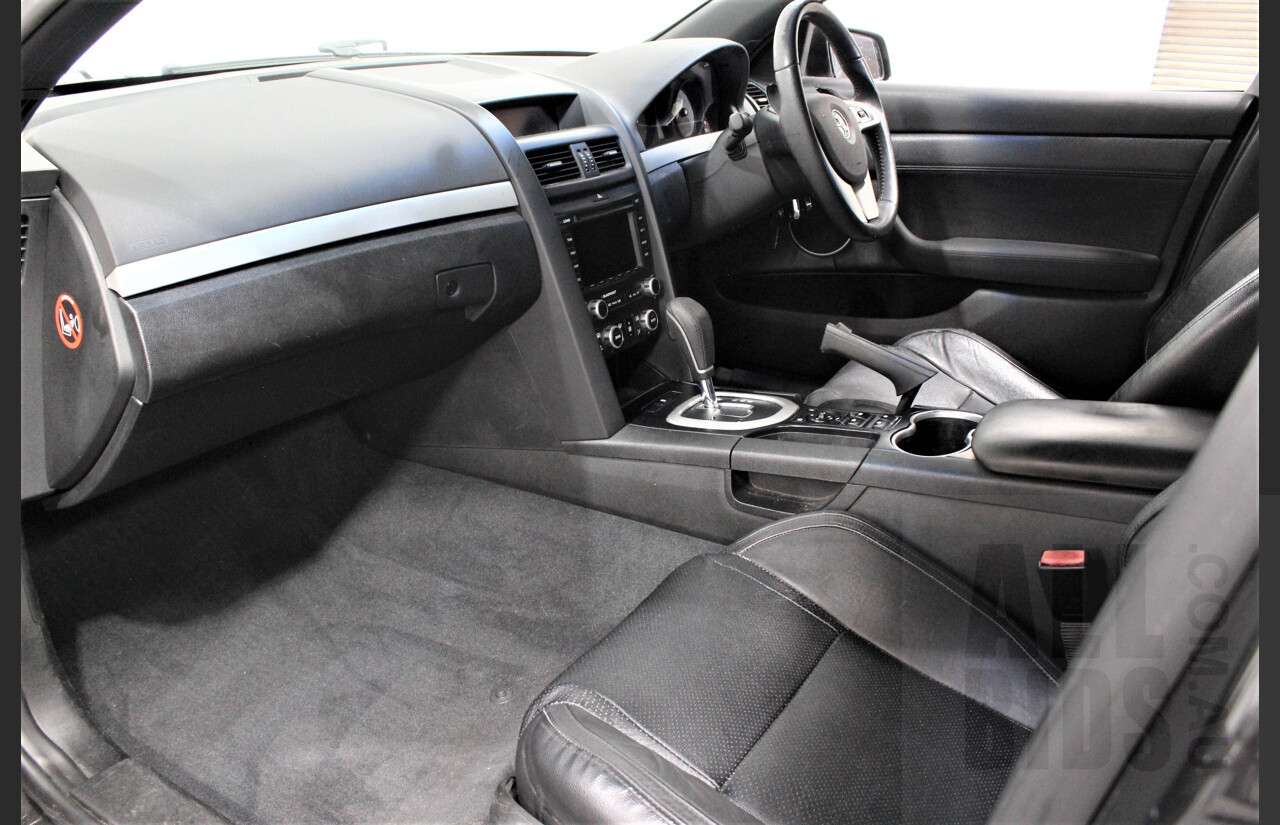 2/2010 Holden Commodore SS-V VE MY10 4d Sedan Black V8 Supercharged