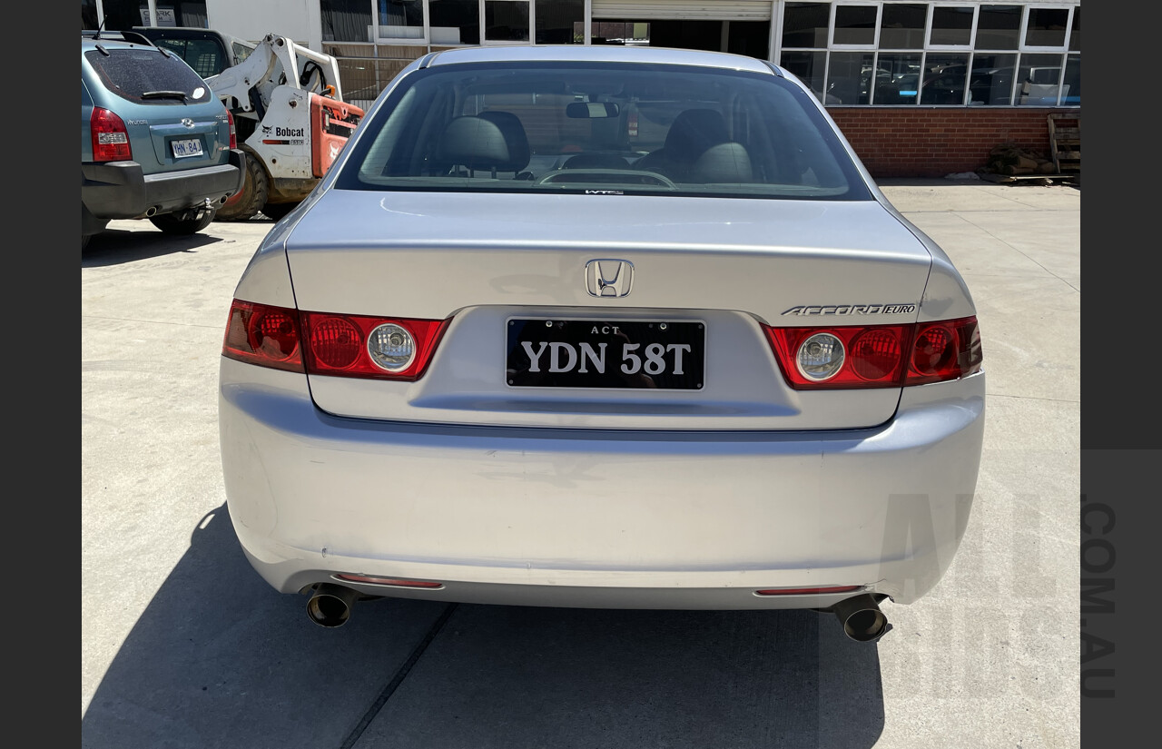 1/2005 Honda Accord EURO Luxury 4d Sedan Silver 2.4L