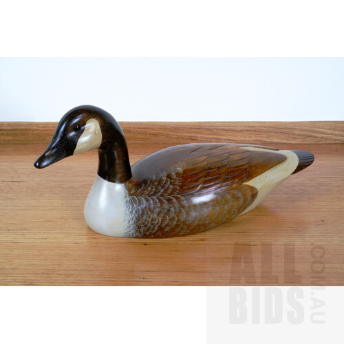 David R Jackson Hand Painted Canadian Goose 1985