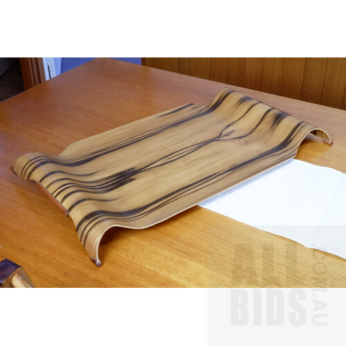 Bespoke Moulded Sassafras Butlers Tray