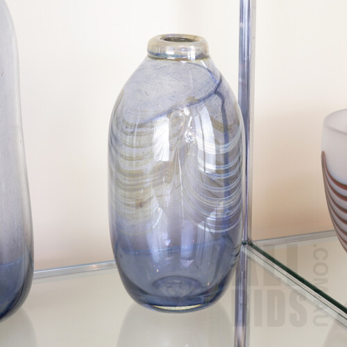 Stanislav Melis (Slovakia/ Australia) Gilt Blown Glass Vase 1979