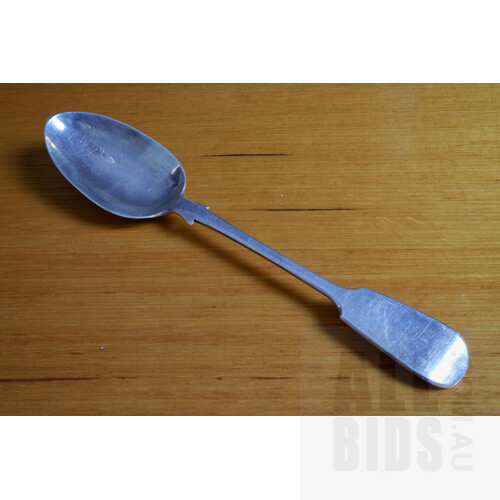 Victorian Sterling Silver Serving Spoon, London, Samuel Whitford II, 1869, 72g