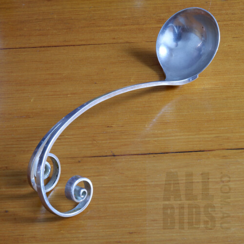 Contemporary Australian Sterling Silver Sugar Spoon, 63g