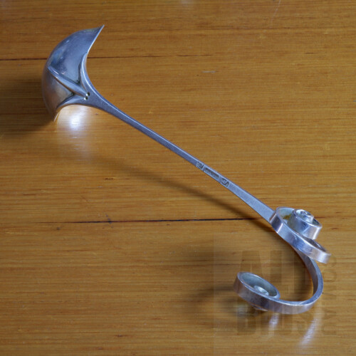 Contemporary Australian Sterling Silver Sugar Spoon, 63g