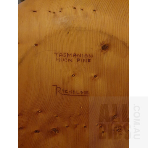 Four Richelme Bespoke Huon Pine and Sassafras Dishes