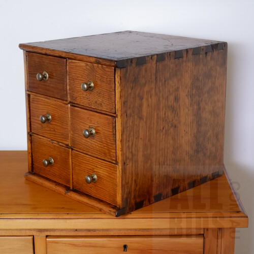 Antique Oak Curio Cabinet