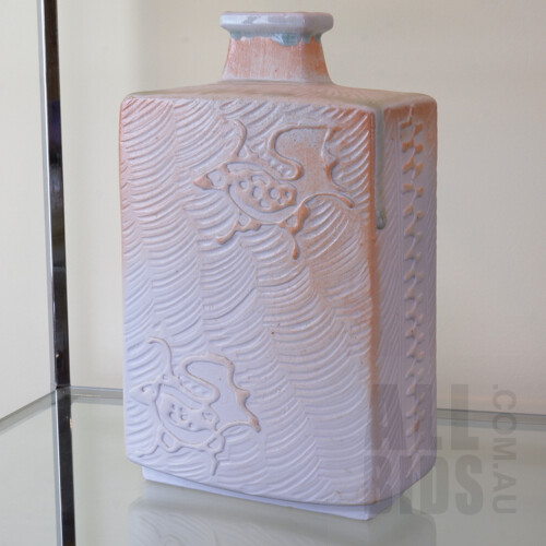 Geoff Crispin (1951) Wood Fired Glazed Ceramic Form