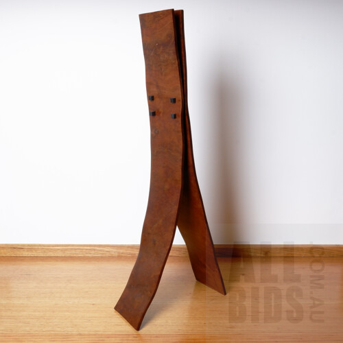 Andrew Wood, Bespoke Leaning Hardwood Sculpture