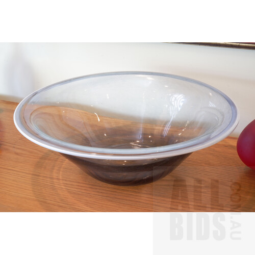 Stanislav Melis (Slovakia/ Australia) Blown Glass Bowl 1979