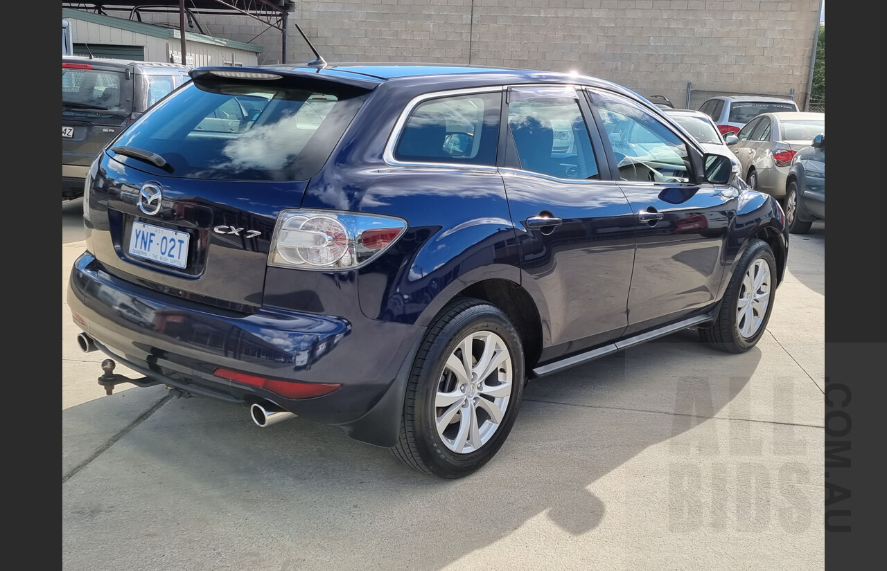 6/2010 Mazda Cx-7 Classic Sports (4x4) ER MY10 4d Wagon Blue 2.3L