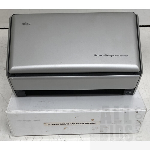 Fujitsu ScanSnap S1500 Document Scanner