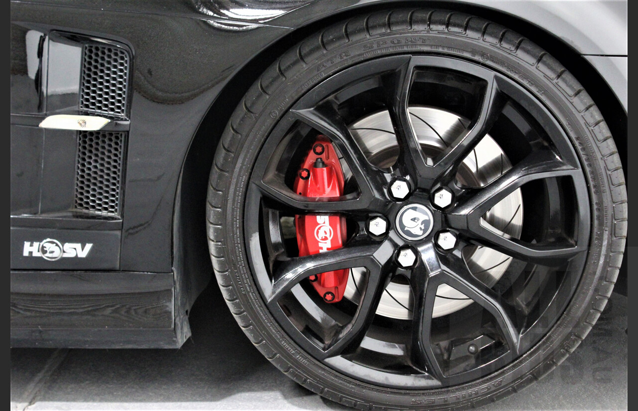 4/2009 Holden HSV Clubsport R8 E SERIES MY08 UPGRADE 4d Sedan Black 6.2L Cam Package