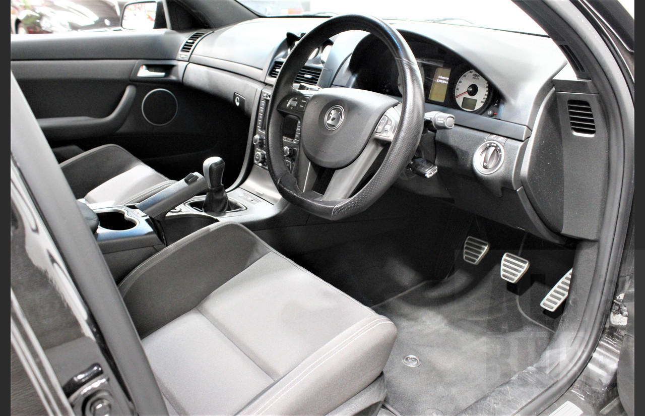 4/2009 Holden HSV Clubsport R8 E SERIES MY08 UPGRADE 4d Sedan Black 6.2L Cam Package