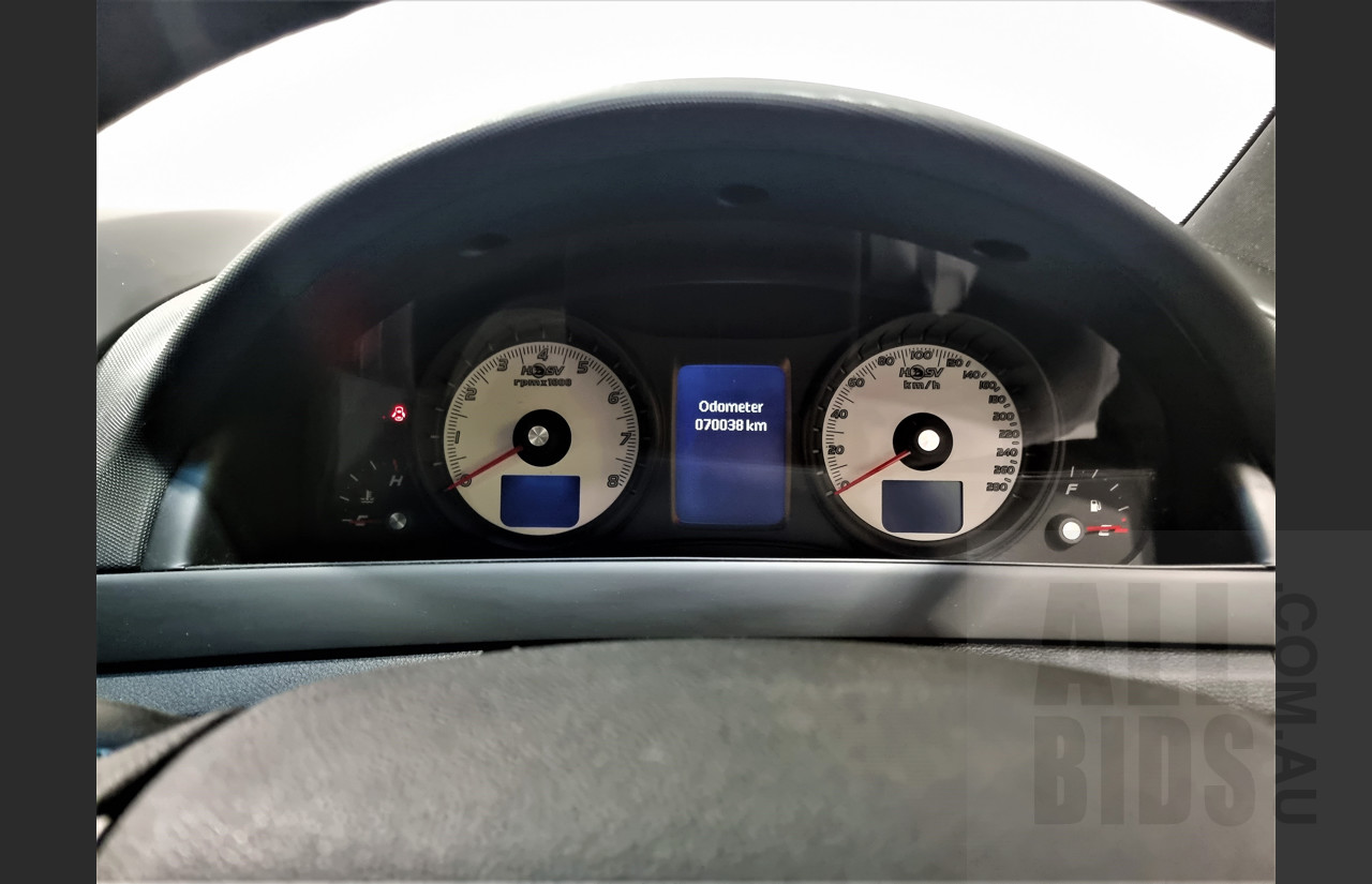 4/2009 Holden HSV Clubsport R8 E SERIES MY08 UPGRADE 4d Sedan Black 6.2L Cam Package