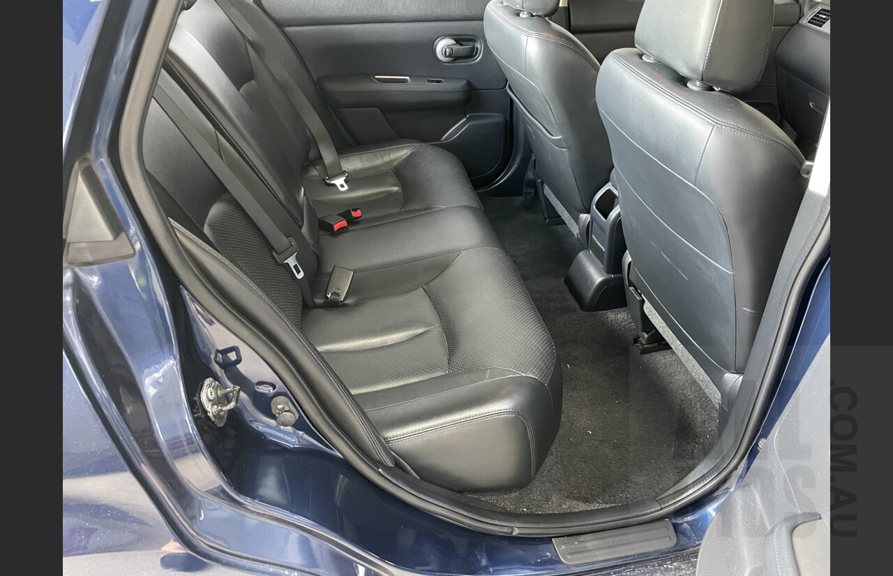 2/2010 Nissan Tiida Ti C11 4d Sedan Blue 1.8L