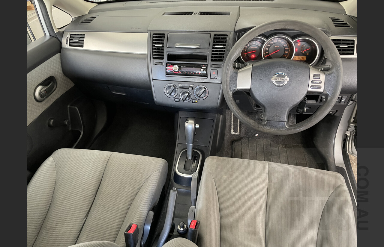11/2007 Nissan Tiida ST C11 5d Hatchback Silver  1.8L