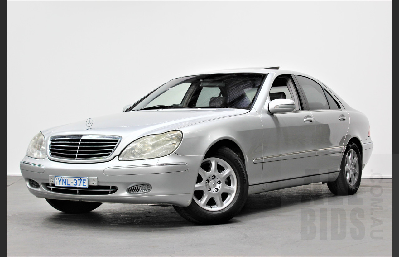 1/2000 Mercedes-Benz S430 W220 4d Sedan Silver 4.3L V8