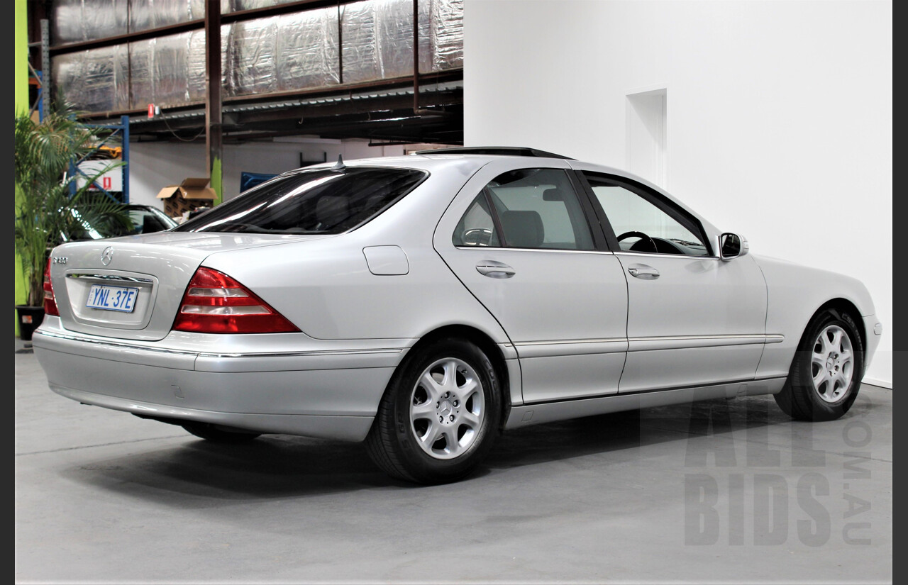 1/2000 Mercedes-Benz S430 W220 4d Sedan Silver 4.3L V8