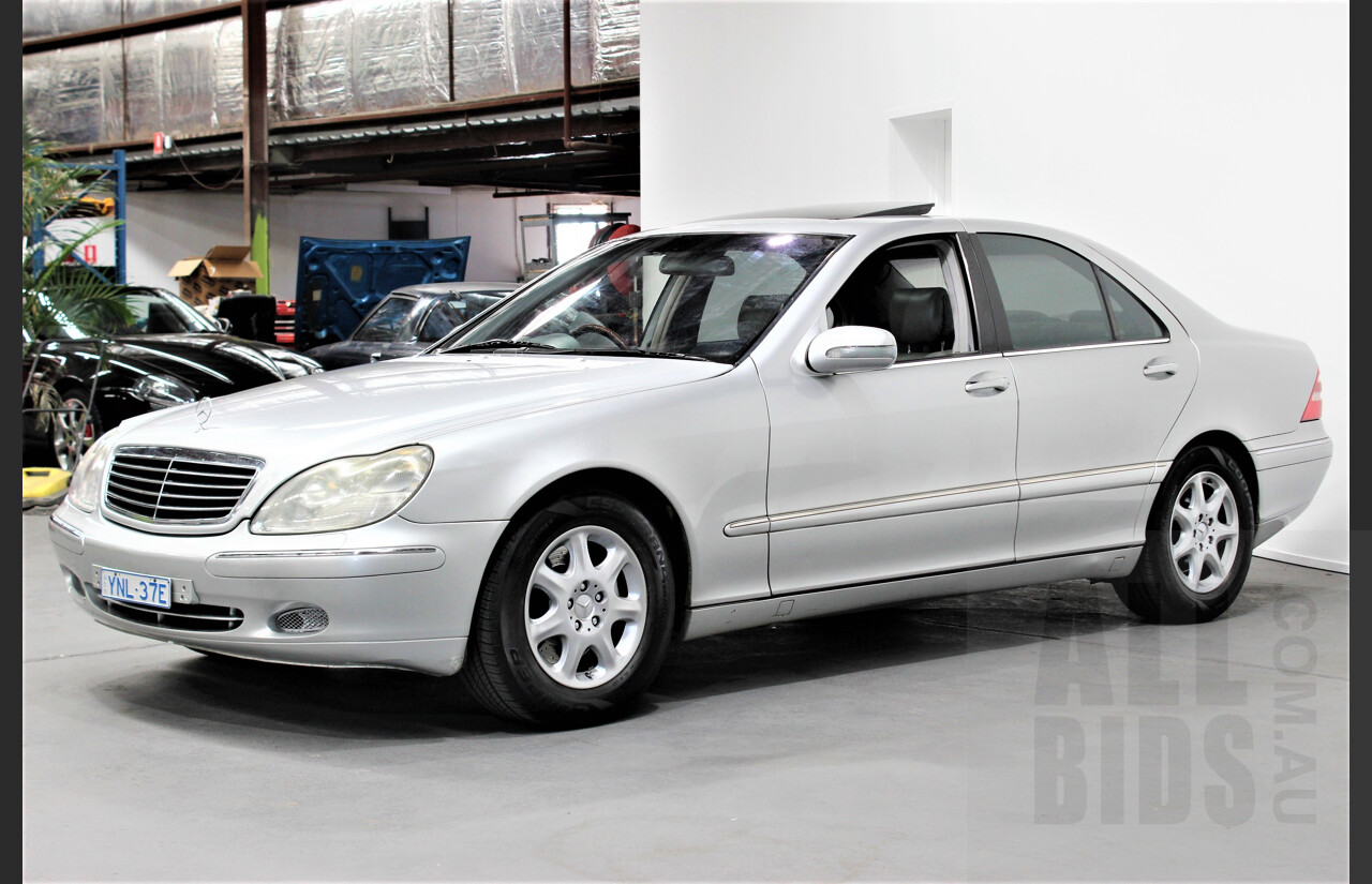 1/2000 Mercedes-Benz S430 W220 4d Sedan Silver 4.3L V8