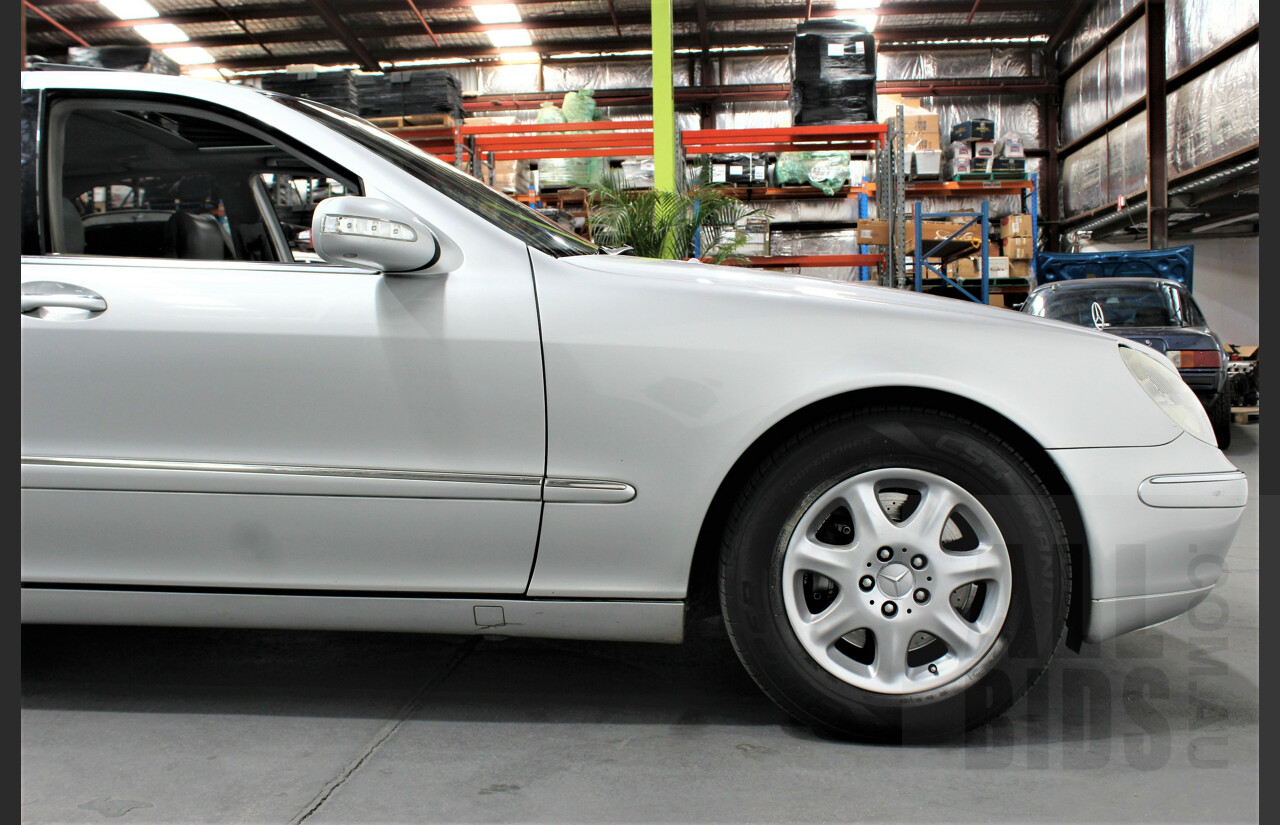 1/2000 Mercedes-Benz S430 W220 4d Sedan Silver 4.3L V8