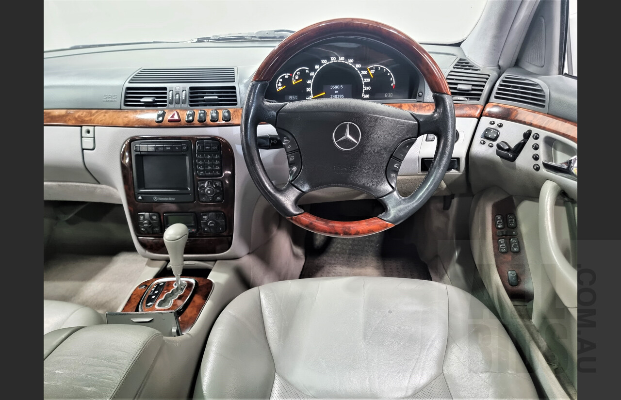 1/2000 Mercedes-Benz S430 W220 4d Sedan Silver 4.3L V8
