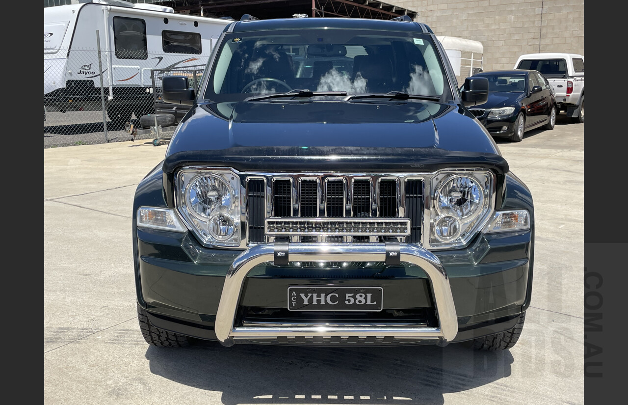 3/2010 Jeep Cherokee Limited (4x4) KK 4d Wagon Green 3.7L