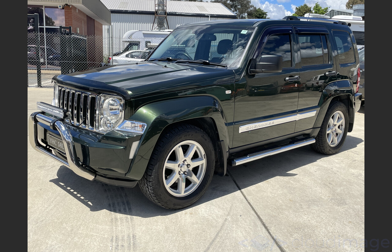 3/2010 Jeep Cherokee Limited (4x4) KK 4d Wagon Green 3.7L