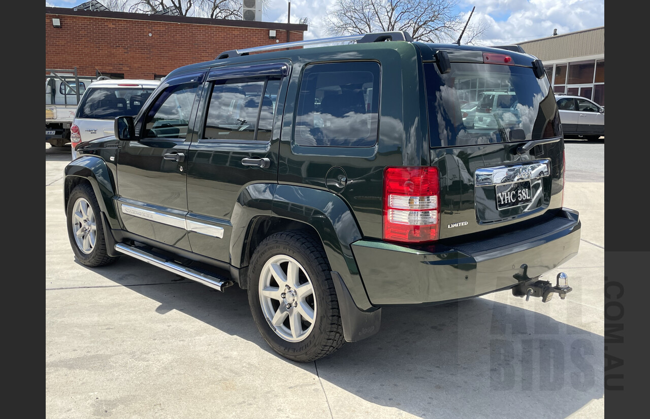 3/2010 Jeep Cherokee Limited (4x4) KK 4d Wagon Green 3.7L