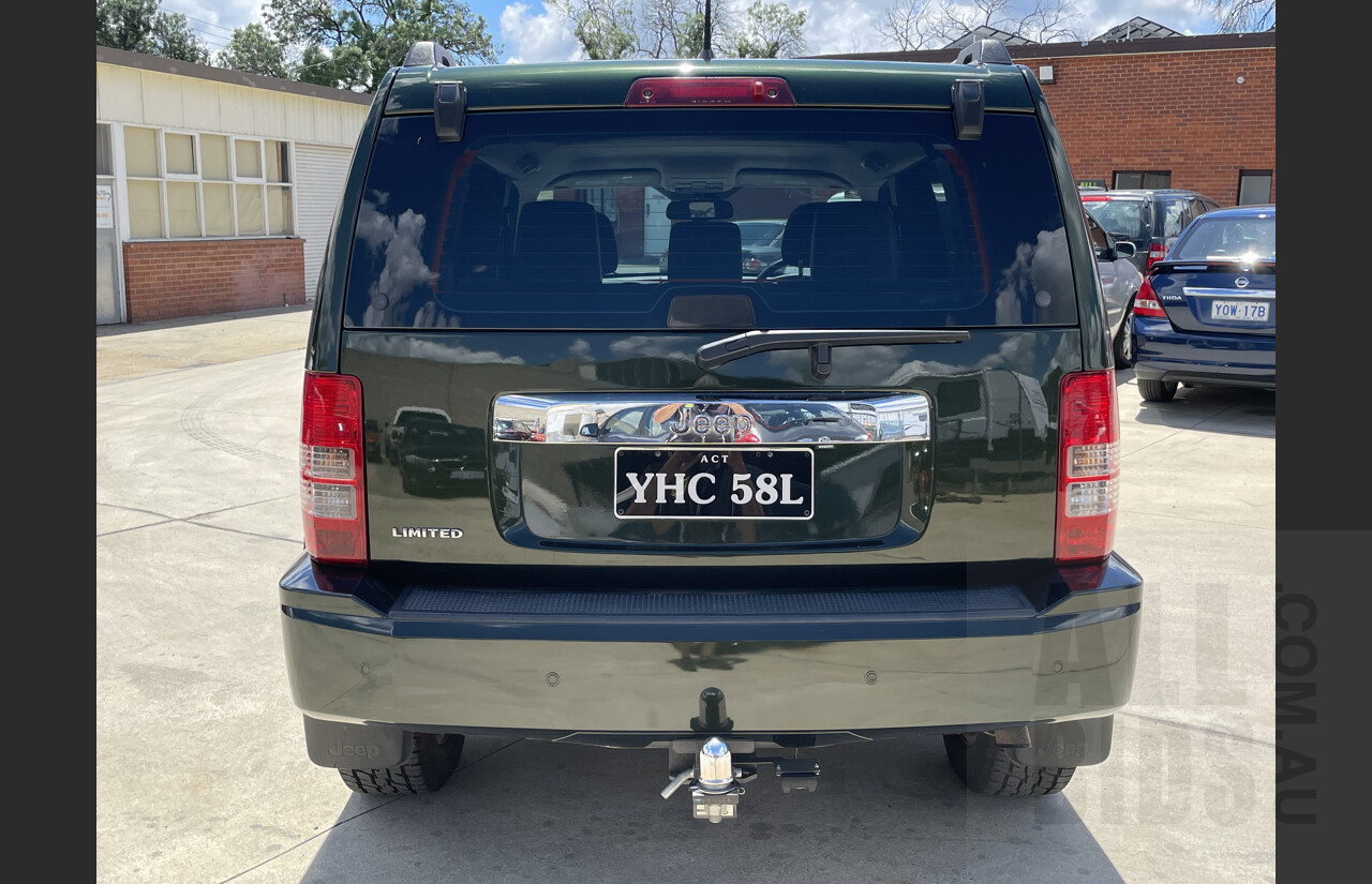 3/2010 Jeep Cherokee Limited (4x4) KK 4d Wagon Green 3.7L