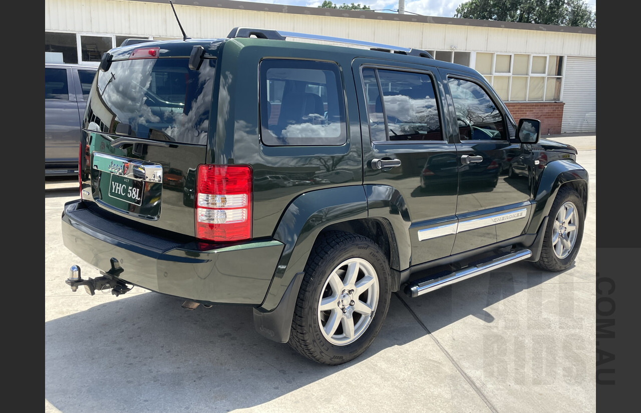 3/2010 Jeep Cherokee Limited (4x4) KK 4d Wagon Green 3.7L