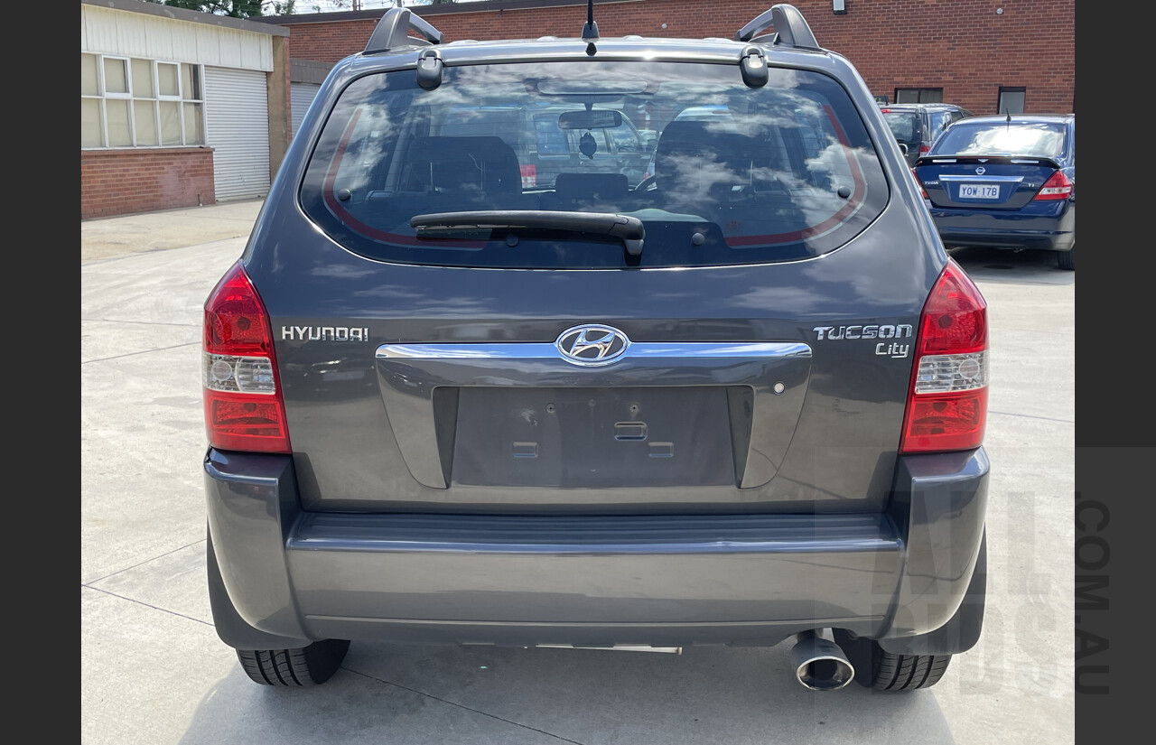 8/2007 Hyundai Tucson CITY SX MY07 4d Wagon Grey 2.0L