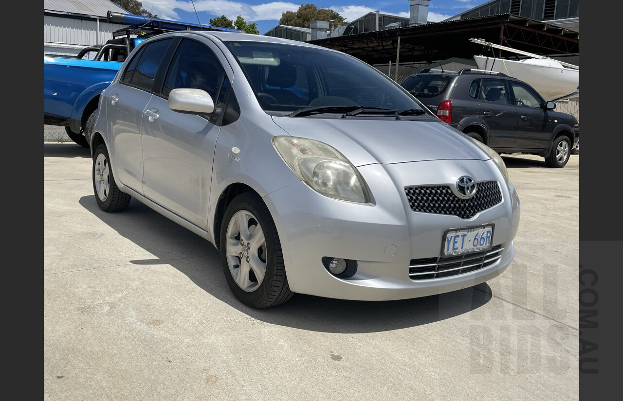 8/2005 Toyota Yaris YRX NCP91R 5d Hatchback Silver  1.5L