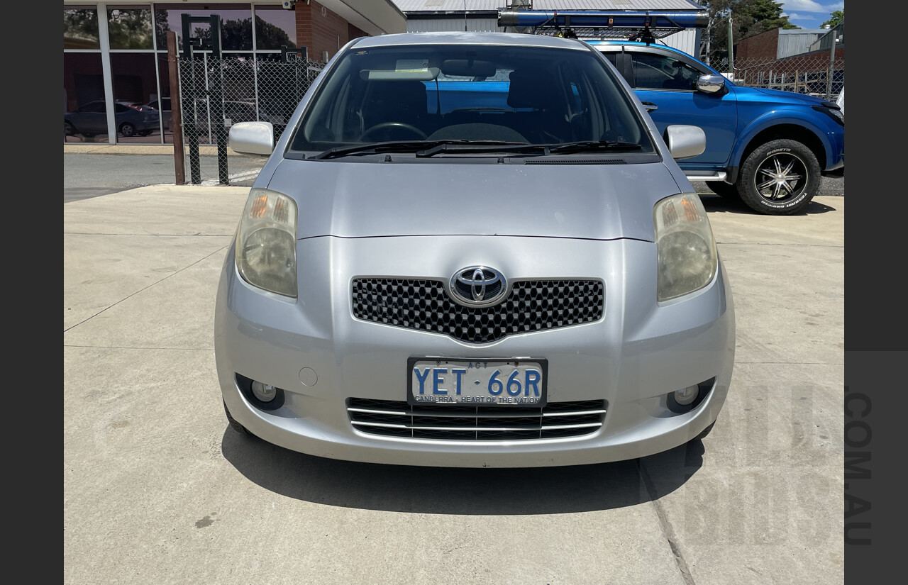 8/2005 Toyota Yaris YRX NCP91R 5d Hatchback Silver  1.5L