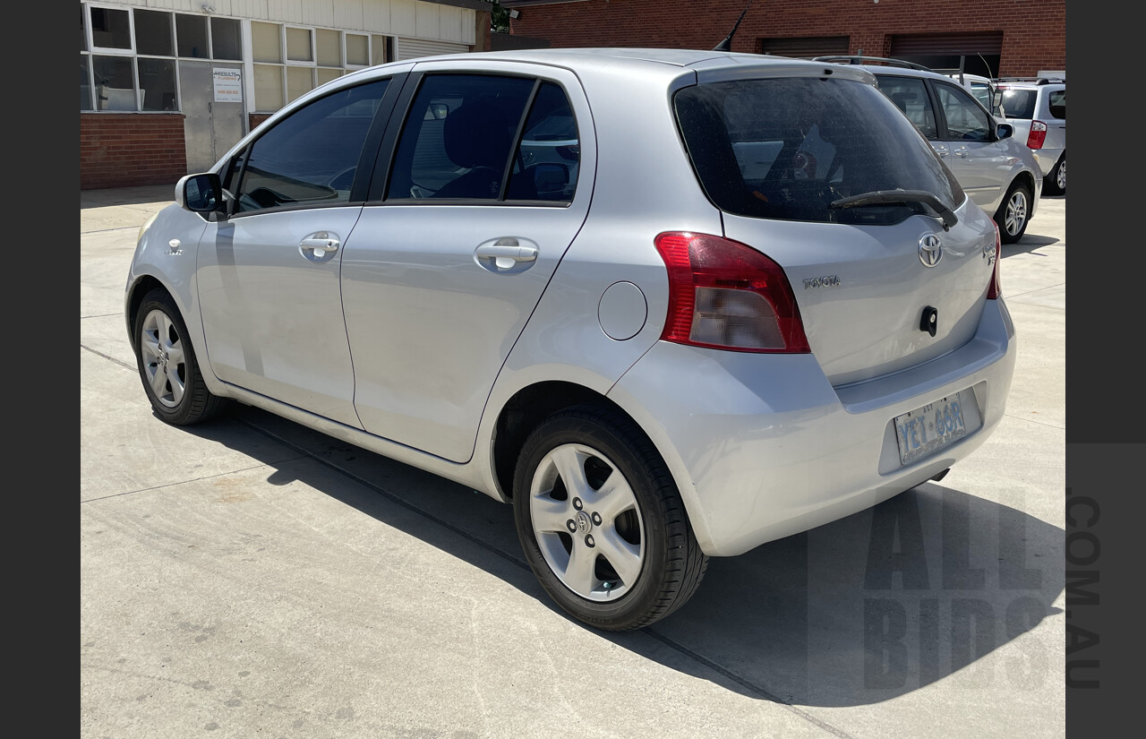 8/2005 Toyota Yaris YRX NCP91R 5d Hatchback Silver  1.5L