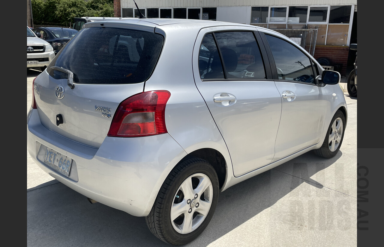 8/2005 Toyota Yaris YRX NCP91R 5d Hatchback Silver  1.5L