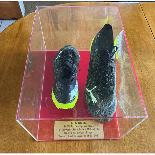 Jack Steele (Captain - St Kilda) Signed AFL Football Boots