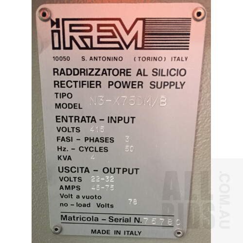 Kinoton FP18 Cinema Film Projector 16mm With IREM 415 Volt Power Supply