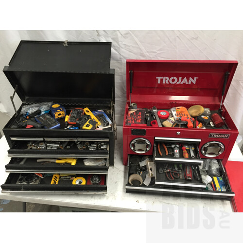 Trojan Tool Box, Large Metal Tool - Lot 1305659 | ALLBIDS