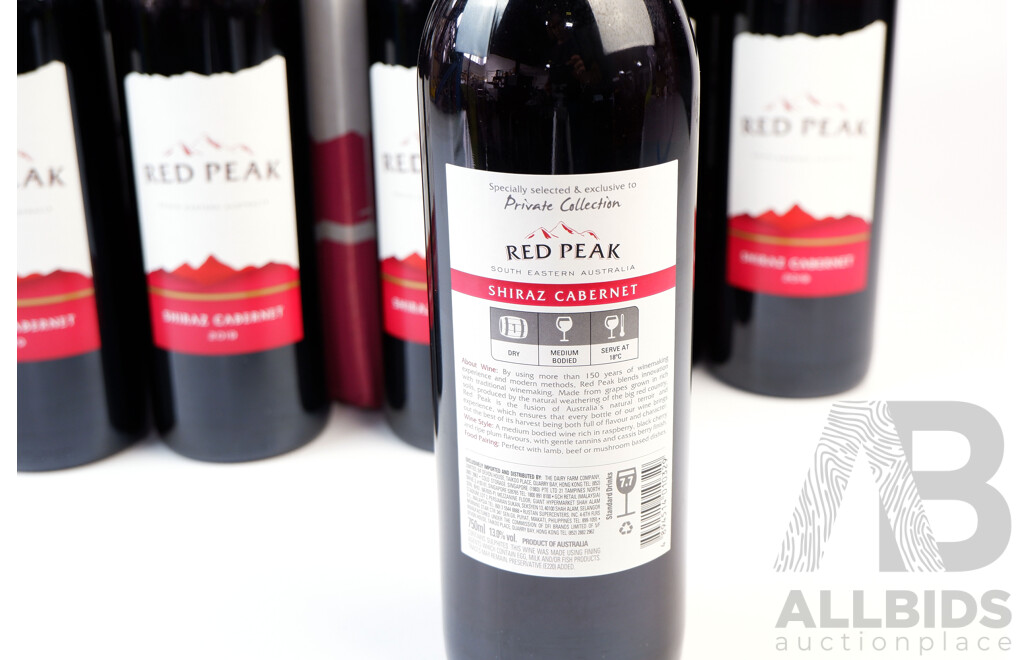 Red Peak Shiraz Cabernet 2019 - Case of 12 X 750ml