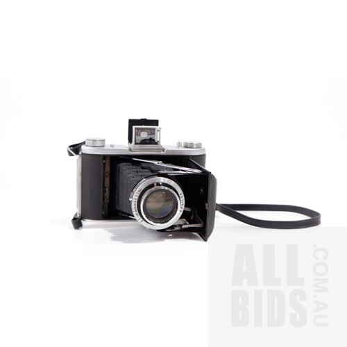 Ross Ensign folding camera with Ross Xpress 105mm f3.8 in Epsilon shutter (T,B,1-250)