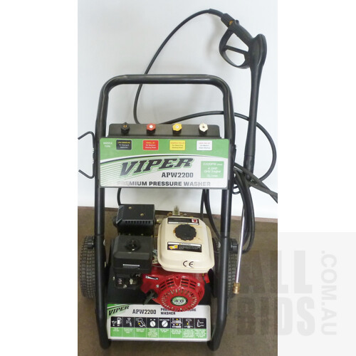 Viper APW2200 4HP Petrol Powered High Pressure Washer